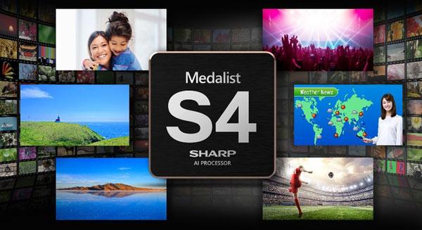 AIプロセッサーを採用した新画像処理エンジン「Medalist S4」搭載