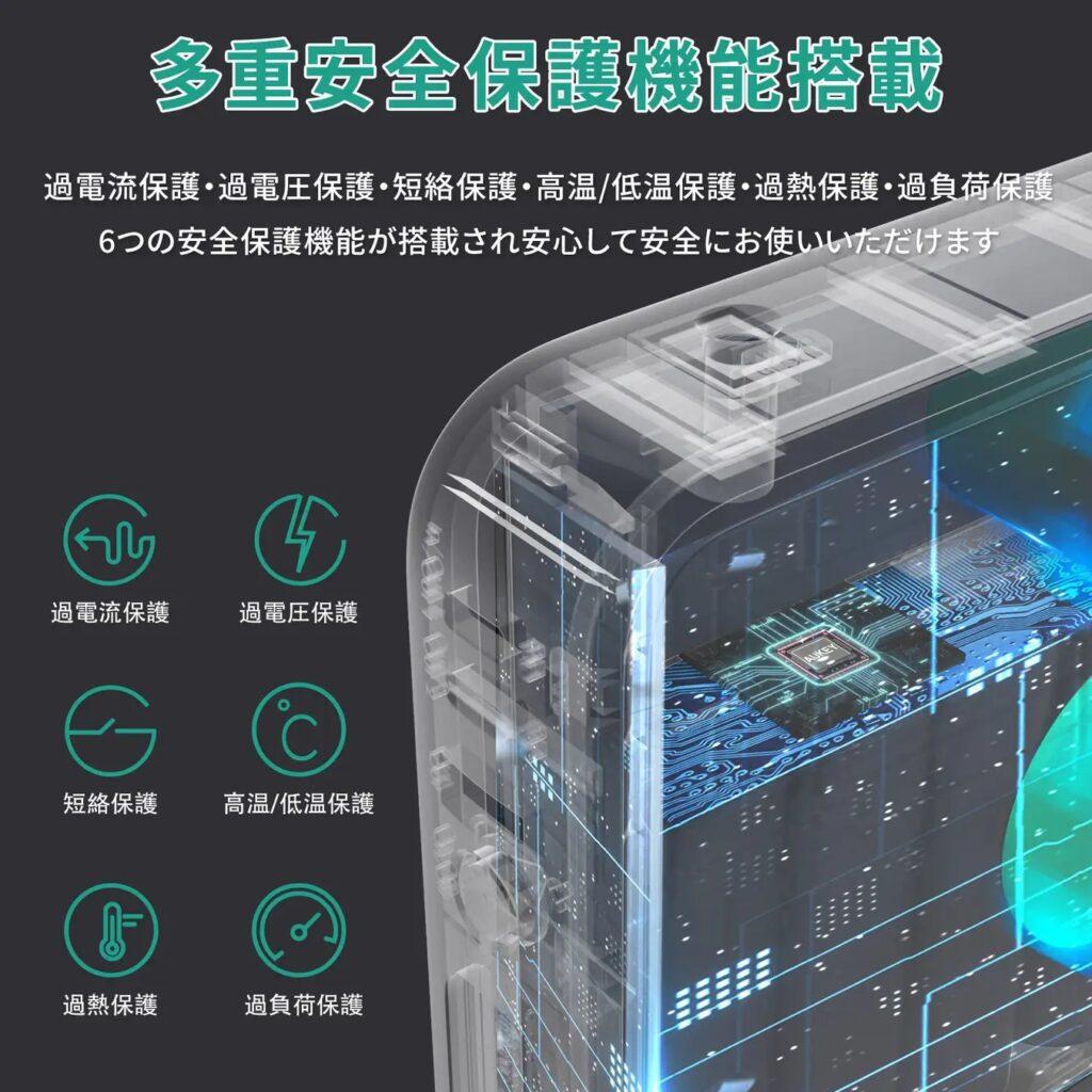PowerStudio™ 100の安全保護機能イメージ