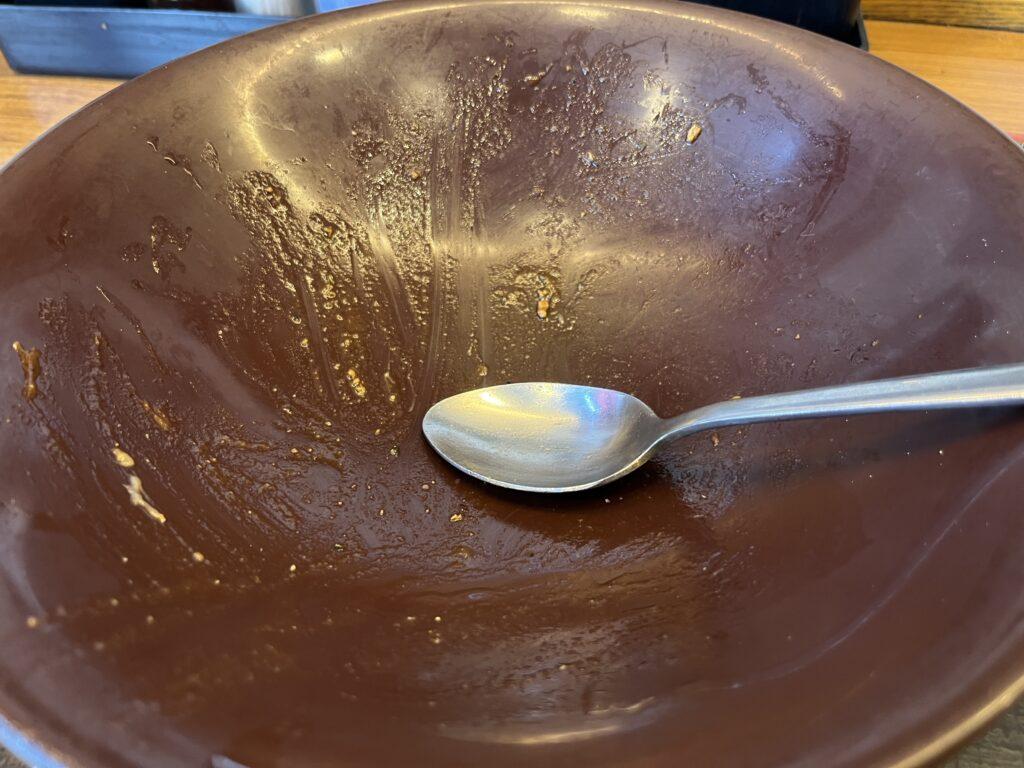 すき家タコライス_食後