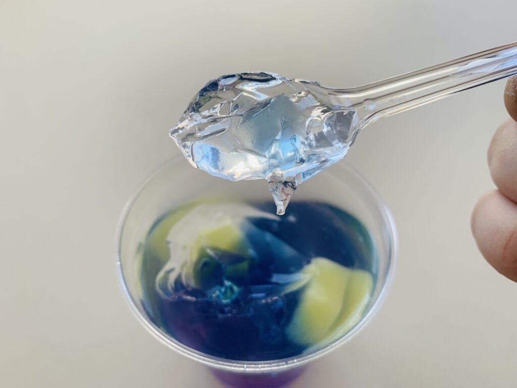夜空のゼリー　ソーダ＆レモン_ゼリー