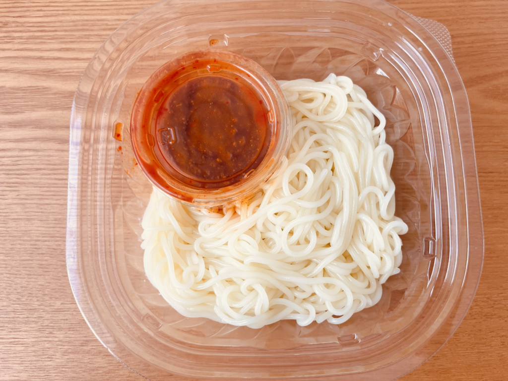ビビン冷麺_コチュジャンタレと麺