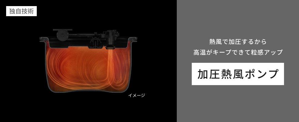 加圧熱風ポンプイメージ