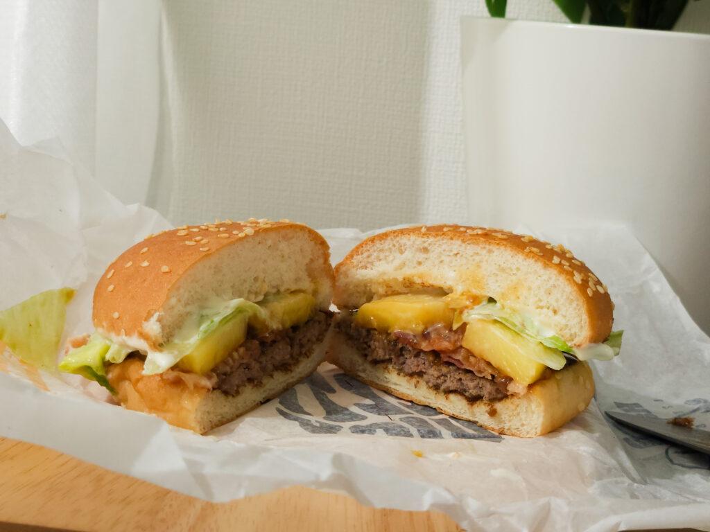 バーガーキング_パインツキミ_テリヤキ断面
