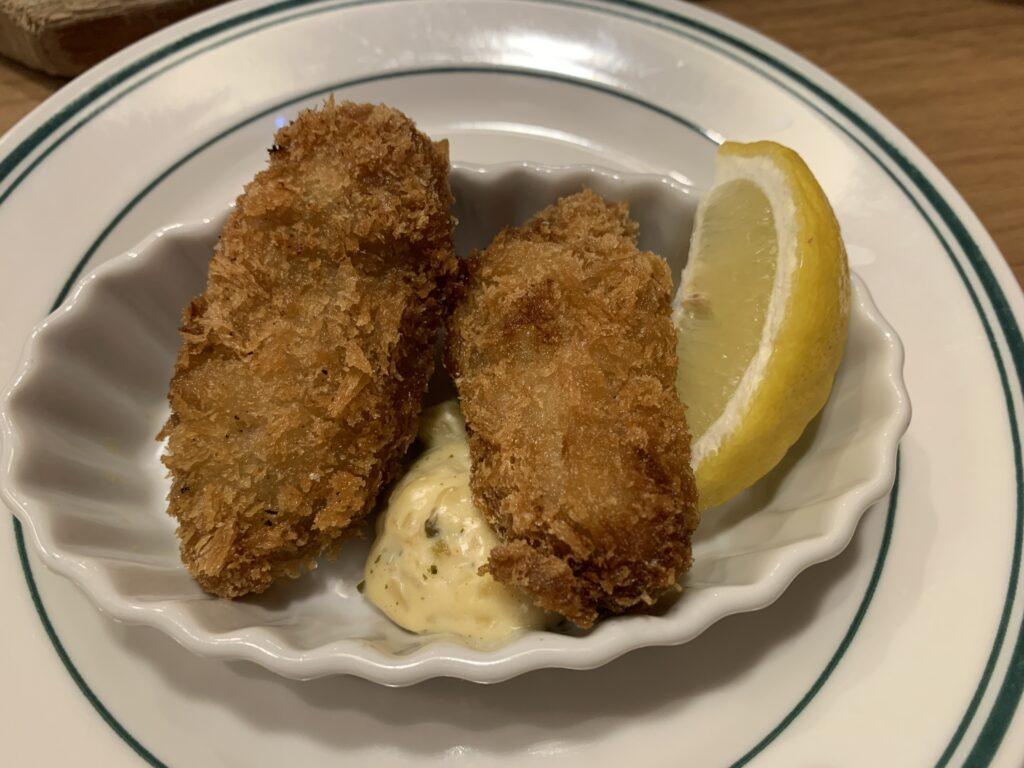 大粒牡蠣フライ