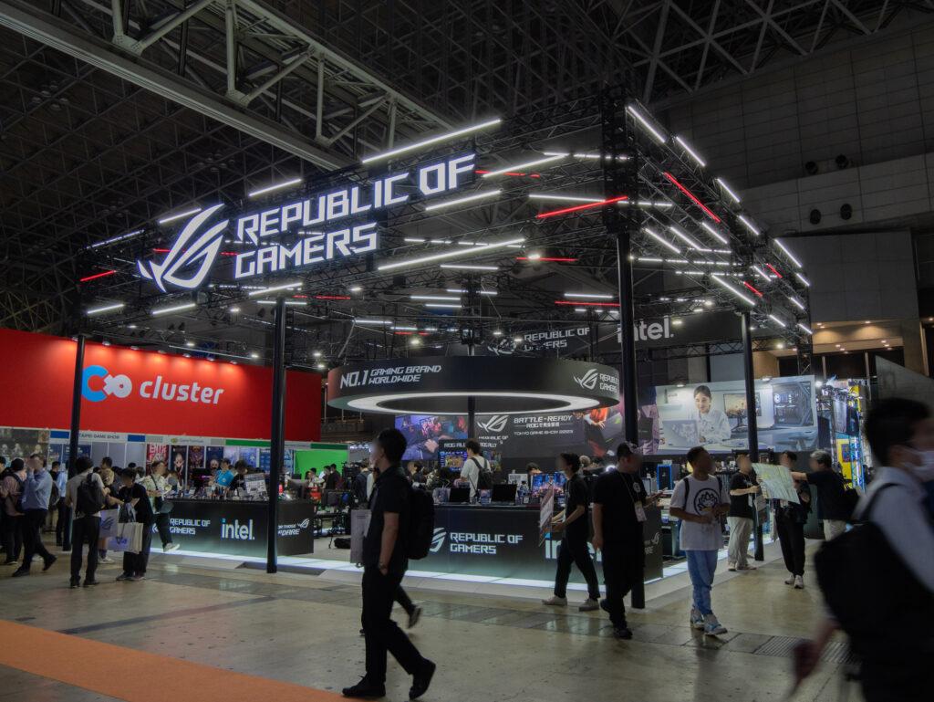 ASUS ROGブース