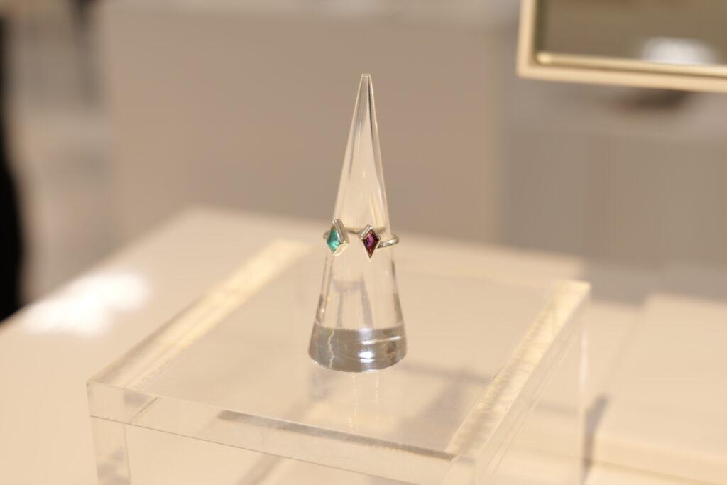 ファイナルファンタジーXIV × 伊勢丹 - A DECADE'S JOURNEY -にて発売されたBiju mam / silver925 2stone ring 9,900円（税込）
