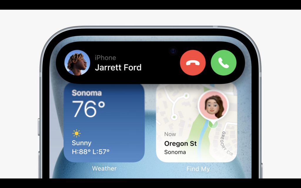 iPhone 15はDynamic Islandを採用