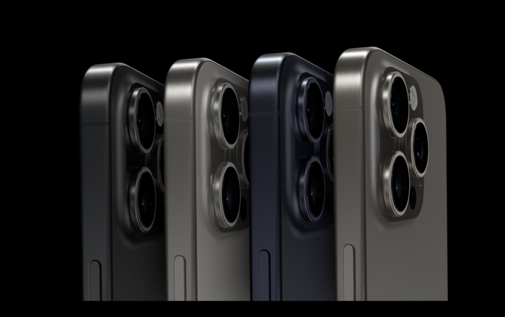 iPhone 15 Pro / 15 Pro Maxは4色
