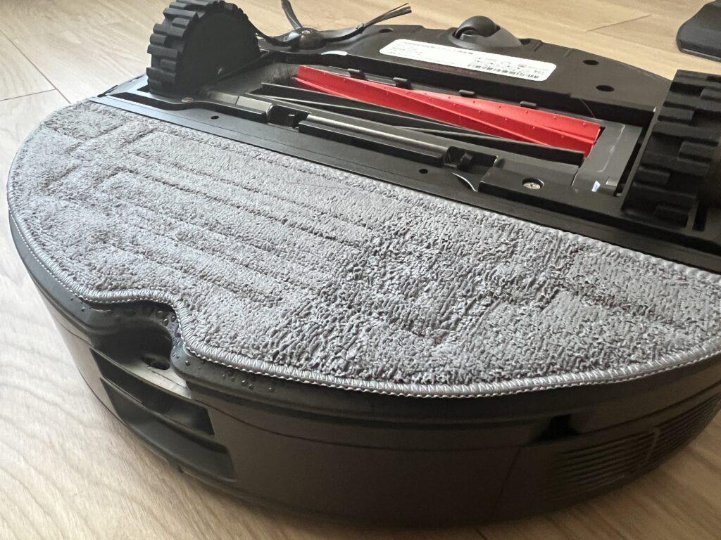 Roborock S8 Pro Ultra　自動モップ洗浄後の様子