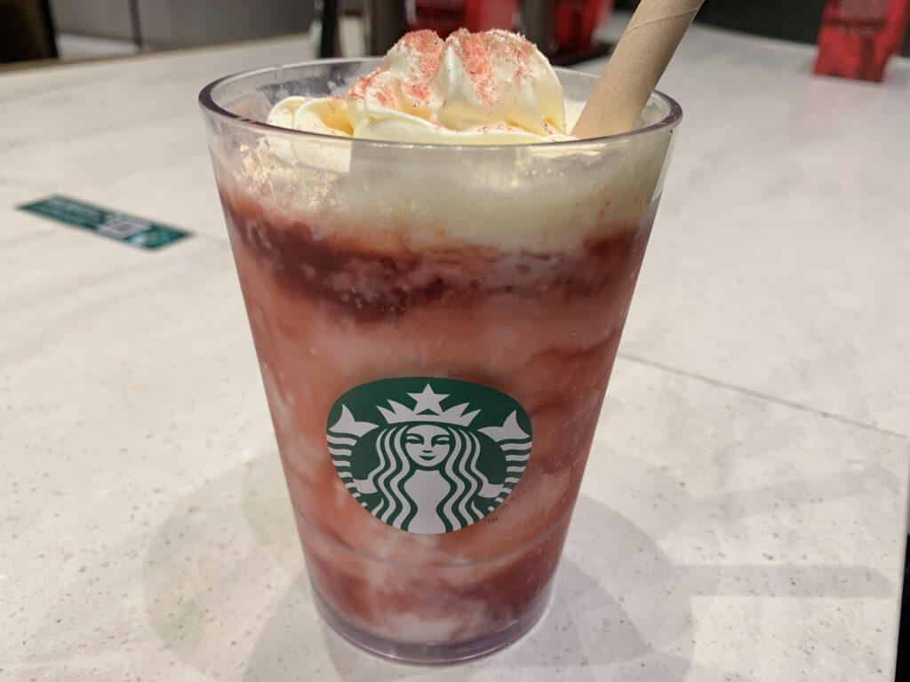 ストロベリーメリークリームフラペチーノ4