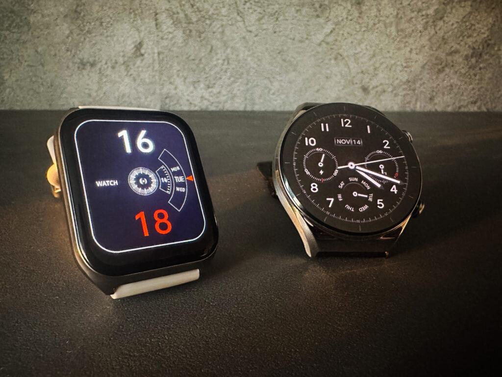 Haylou Watch 2 ProとのXiaomi Watch S1の比較