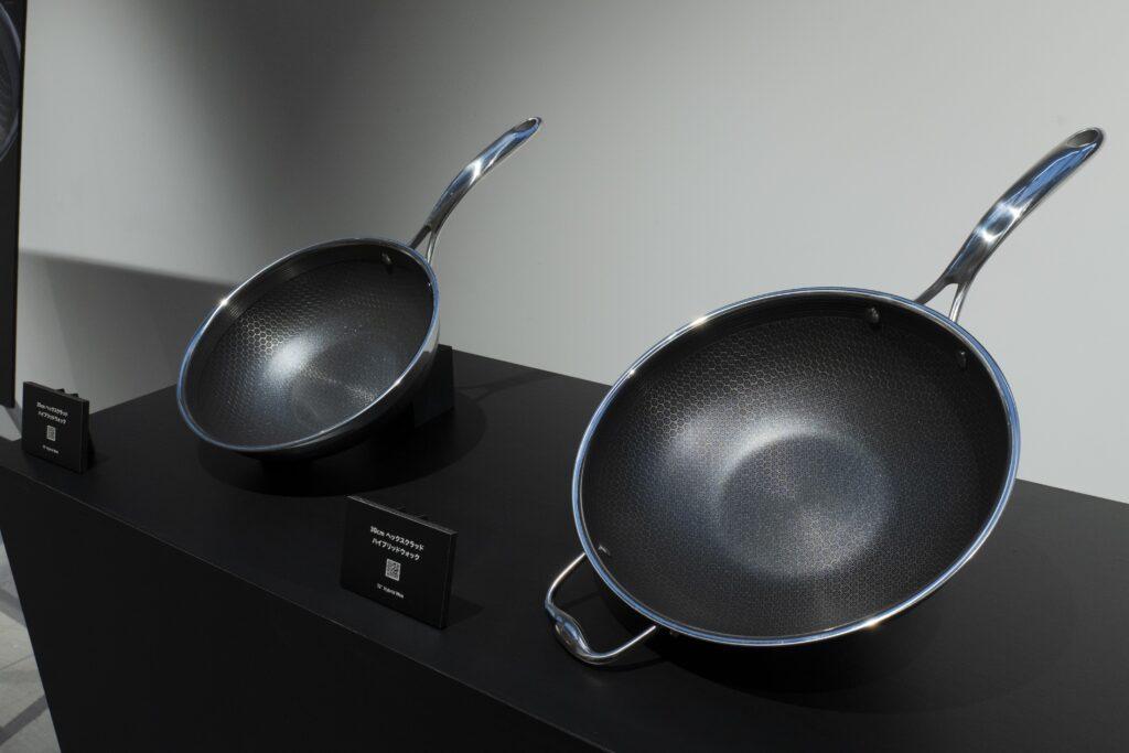 「HexClad」HYBRID PANS 25cm ヘックスクラッド ハイブリッドフライパンと30cm ヘックスクラッド ハイブリッドフライパン