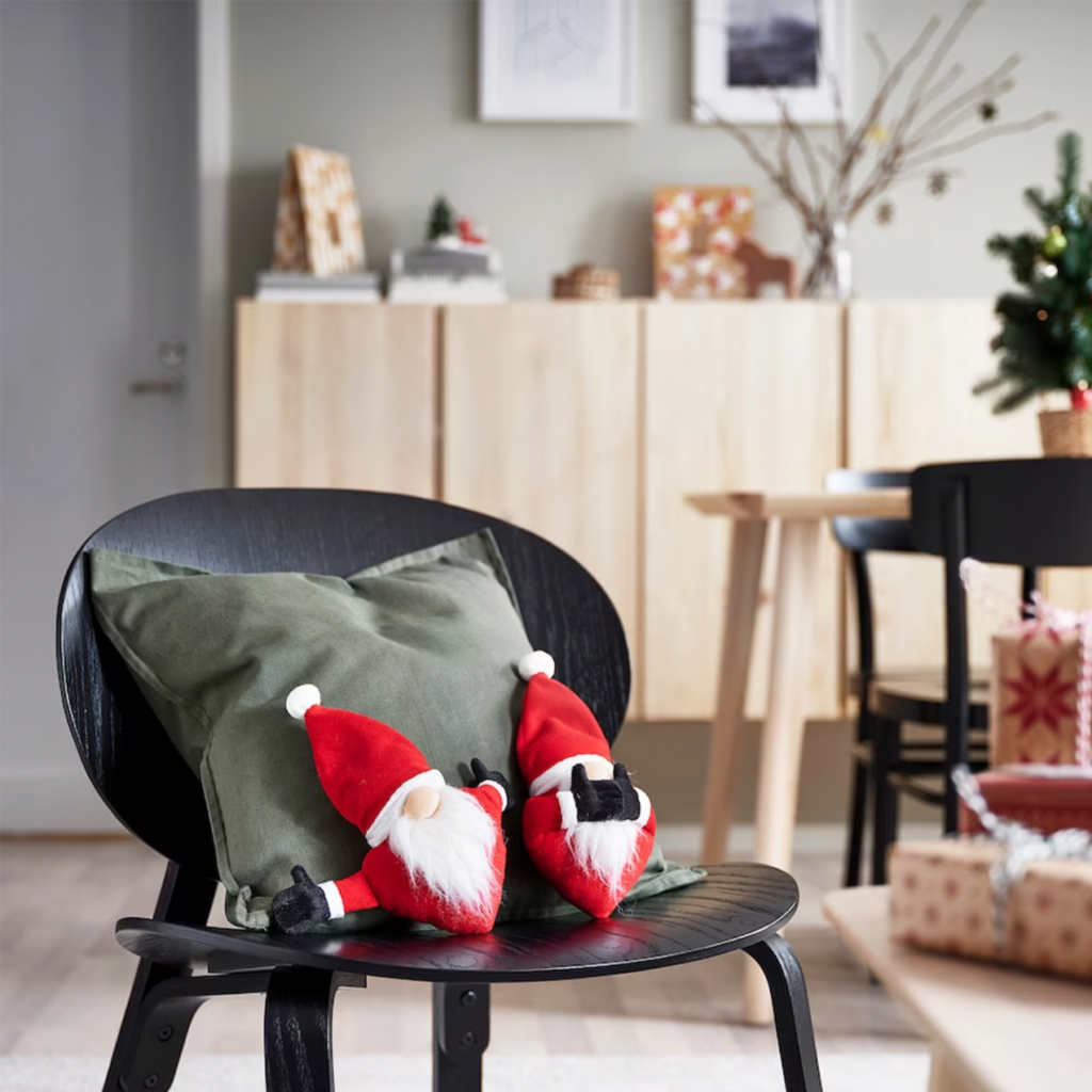 IKEA_VINTERFINT ヴィンテルフィント ソフトトイ, サンタクロース:レッド