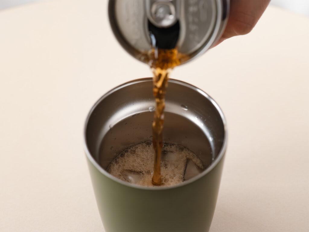 marna cocuriシリーズ　2in1缶クーラーはタンブラーとしても使える