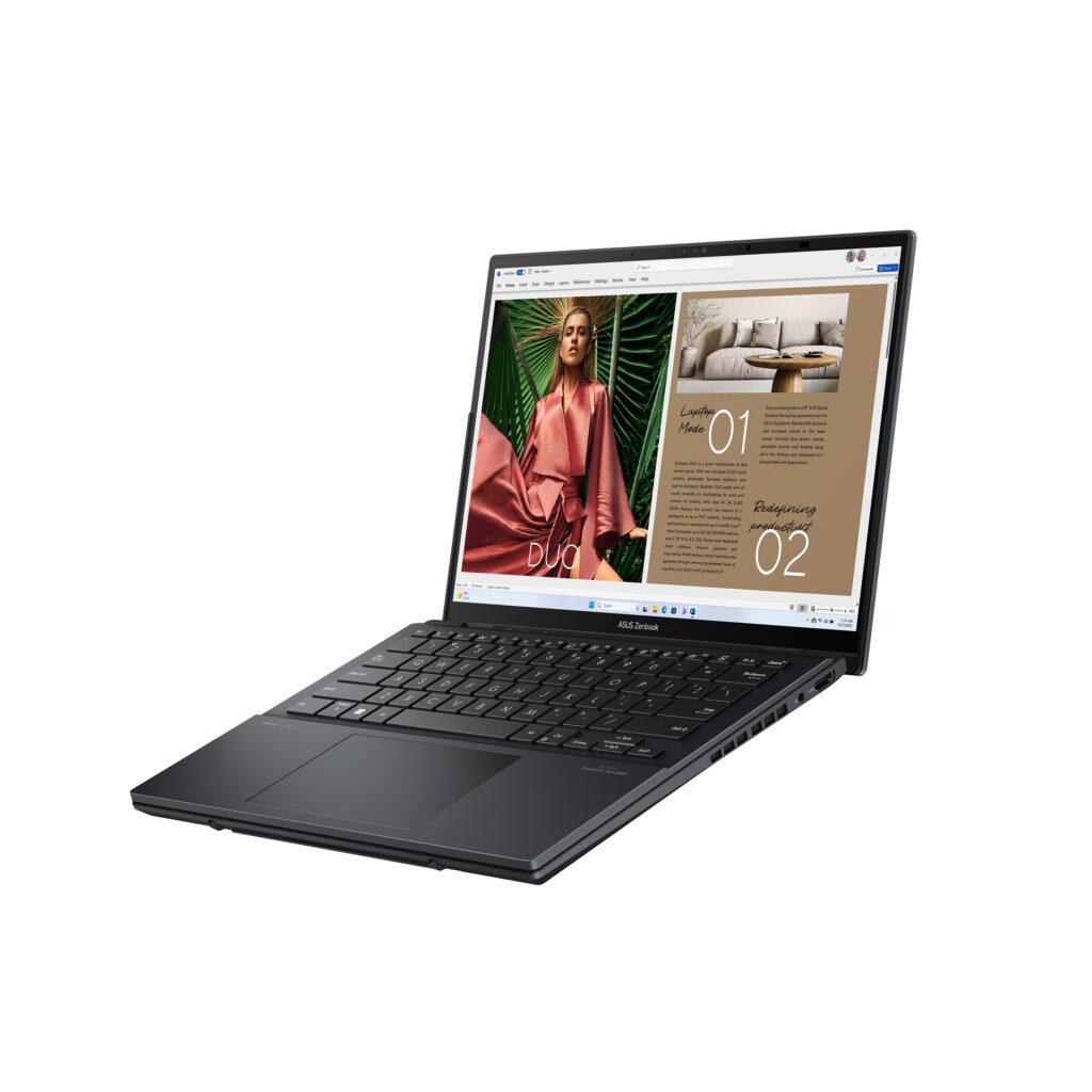 ASUS-Zenbook-DUO-(2024)-クラムシェルスタイル
