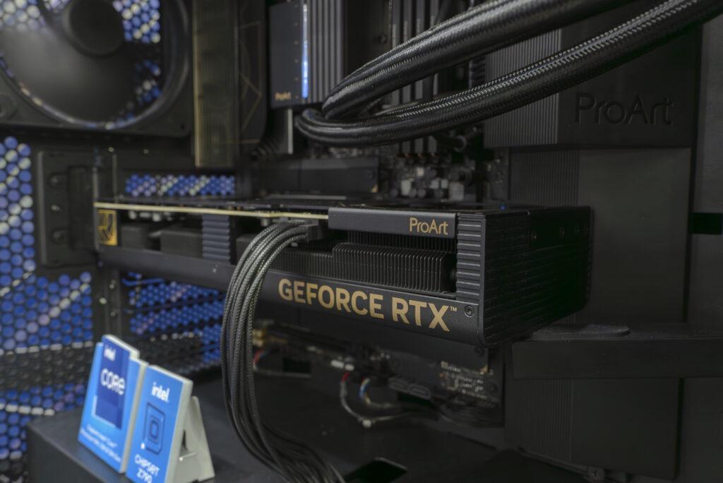 CP+ 2024:ASUSブース ProArt PA602に搭載されていたProArt-RTX4080S-O16G