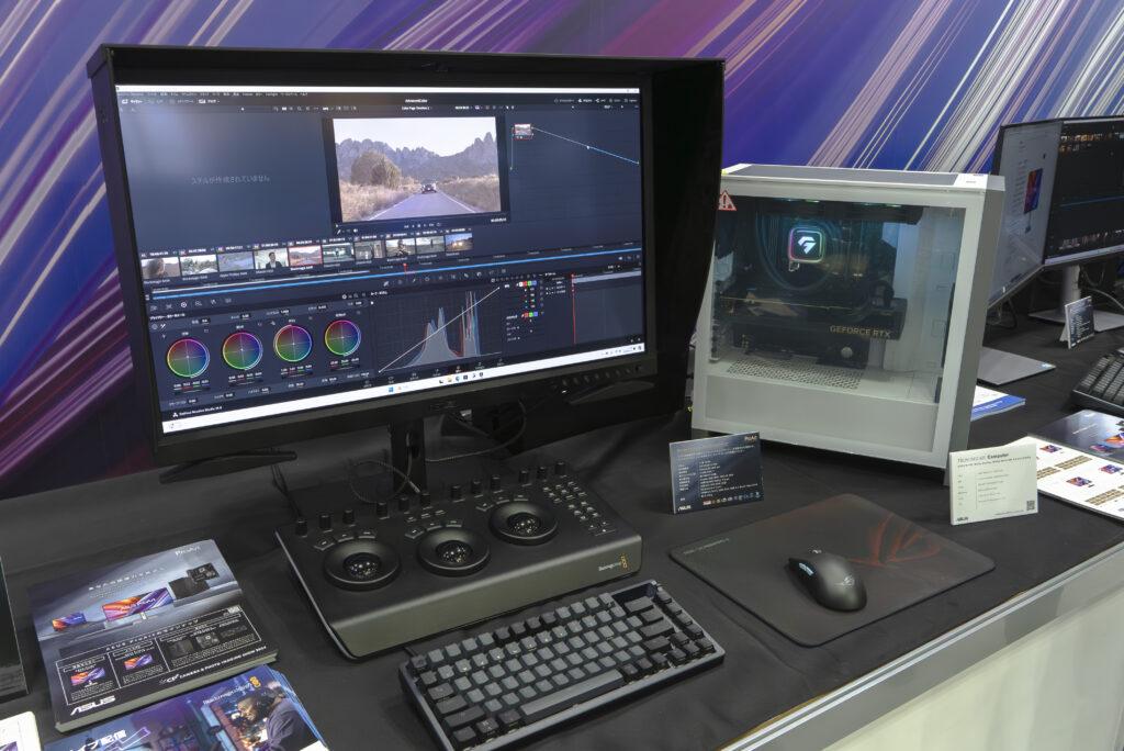 CP+ 2024:ASUSブース TSUKUMOクリエイターモデル × ProArt Display OLED PA32DC