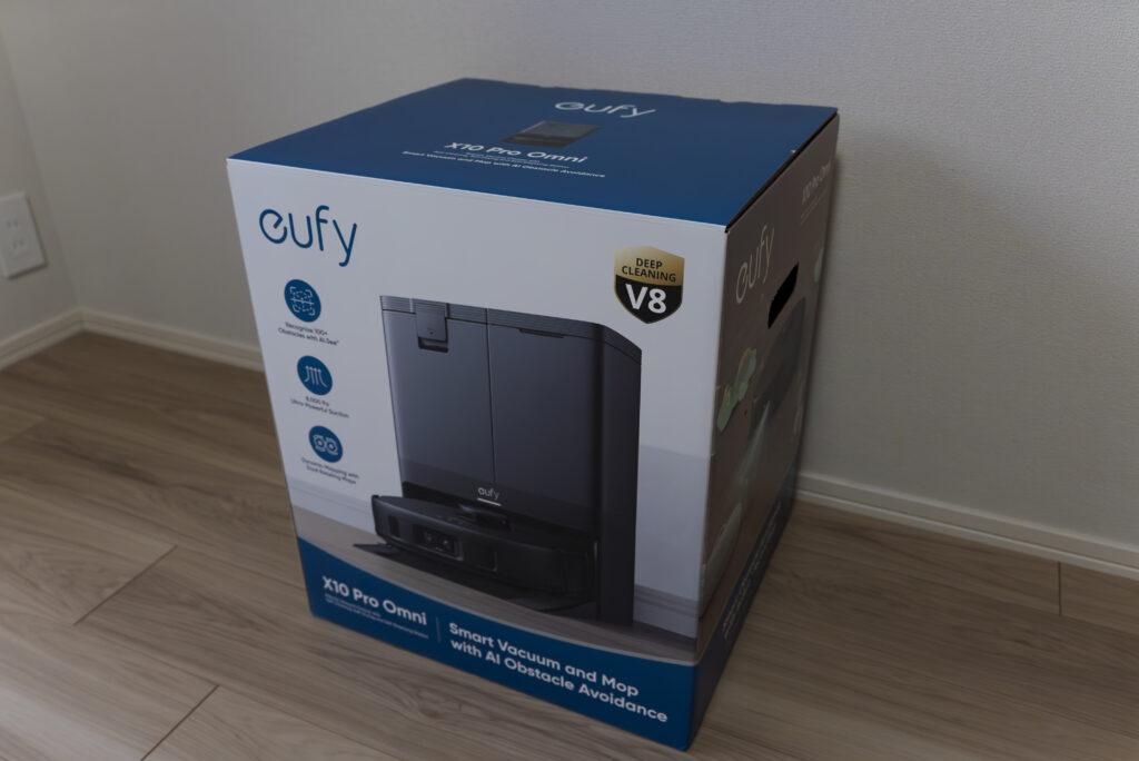 「Eufy X10 Pro Omni」化粧箱