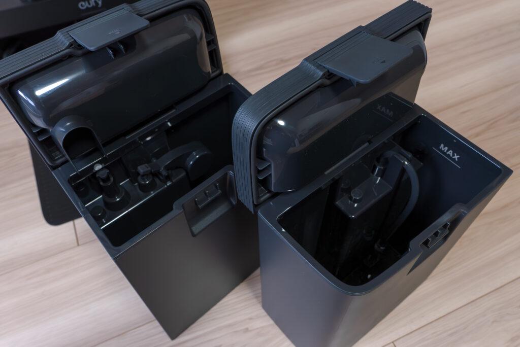 「Eufy X10 Pro Omni」浄水タンク　汚水タンク