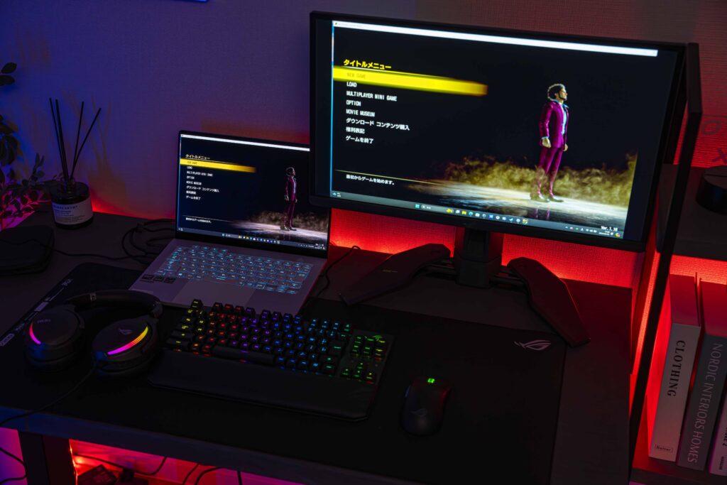 ROG-Zephyrus-G14_龍が如くをプレイ