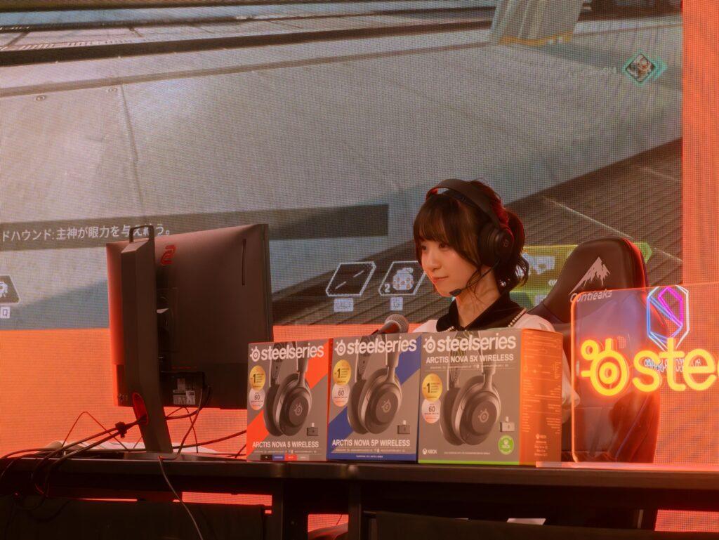 SteelSeries「Arctis Nova 5」発表会に登壇した伊織もえ氏