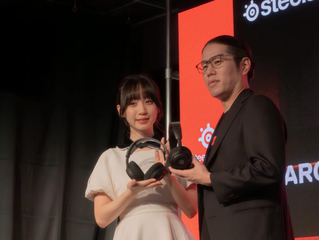 SteelSeries「Arctis Nova 5」発表会に登壇した伊織もえ氏、OooDa氏