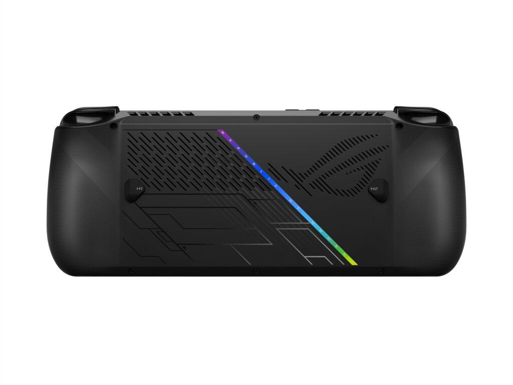 新登場する「ASUS ROG Ally X」の背面