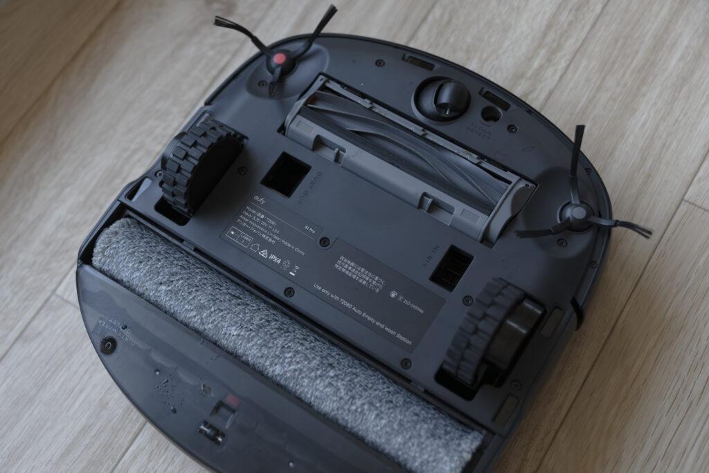 「Eufy Robot Vacuum Omni S1 Pro」の背面