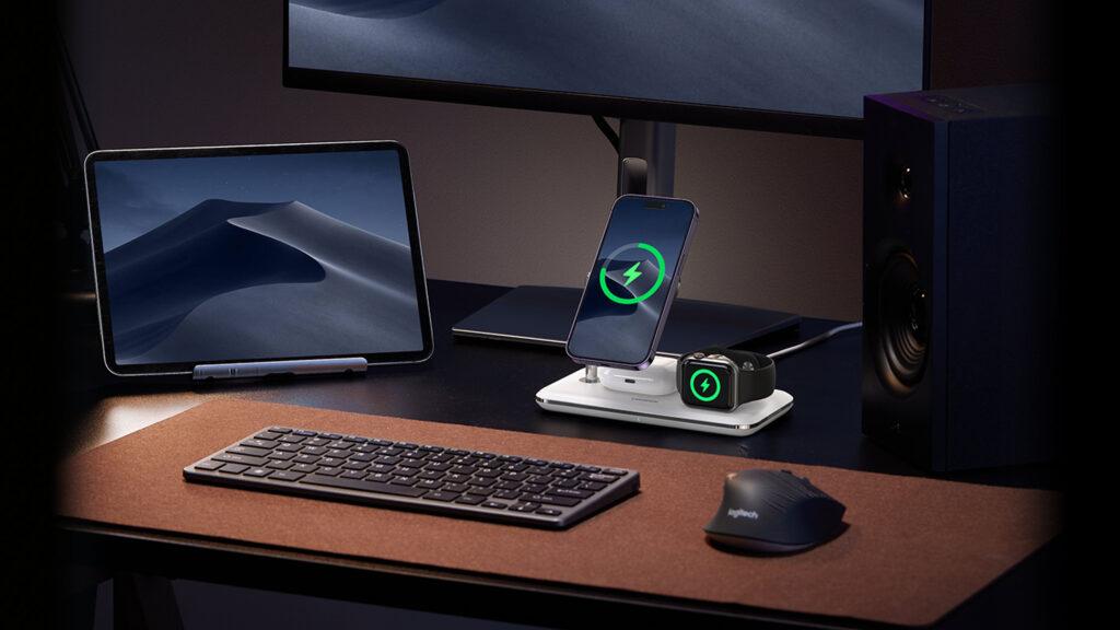 Apple製品3種類をまとめて充電!Qi対応のワイヤレス充電器「UGREEN 3-in-1 ワイヤレス充電器 90326」が10月25日発売