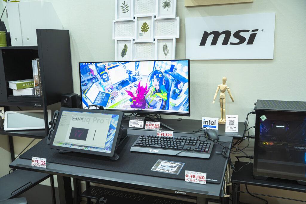 「カスタムPCショールーム 2025」クリエイタールーム