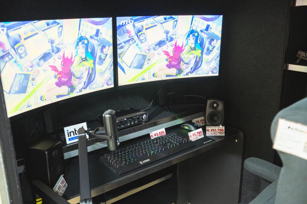 「カスタムPCショールーム 2025」ゲーミング防音ルーム