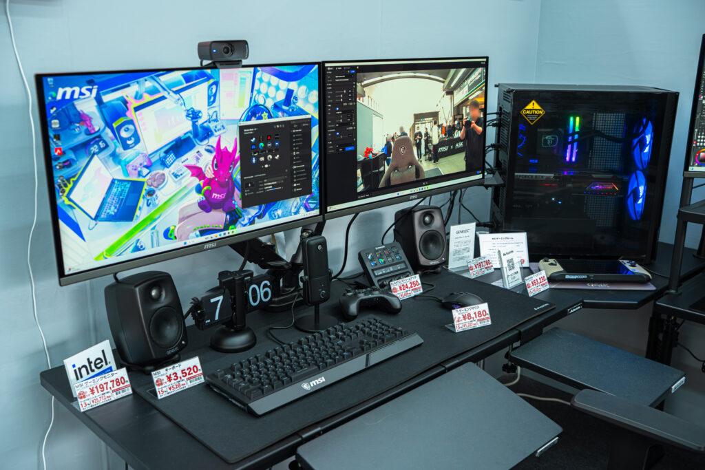 「カスタムPCショールーム 2025」MSIゲーミングルーム