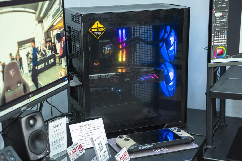 「カスタムPCショールーム 2025」MSIゲーミングルーム