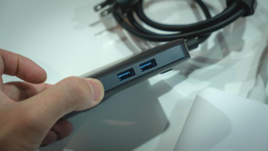 AnkerNanoChager130Wのポート拡大部