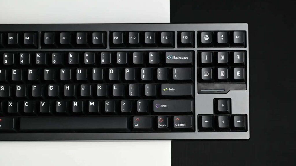 ブラックキーボード全体