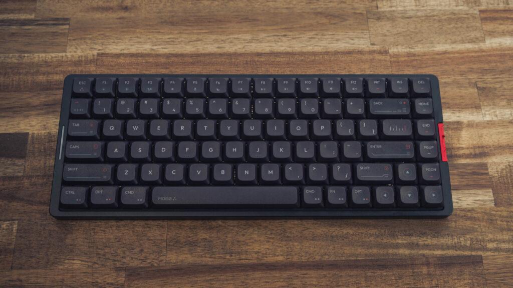 MQ80のキーボード全体像