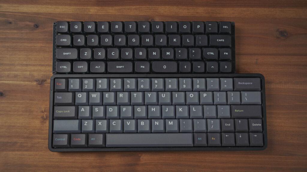 上がR47Go、下がAir 60 V2