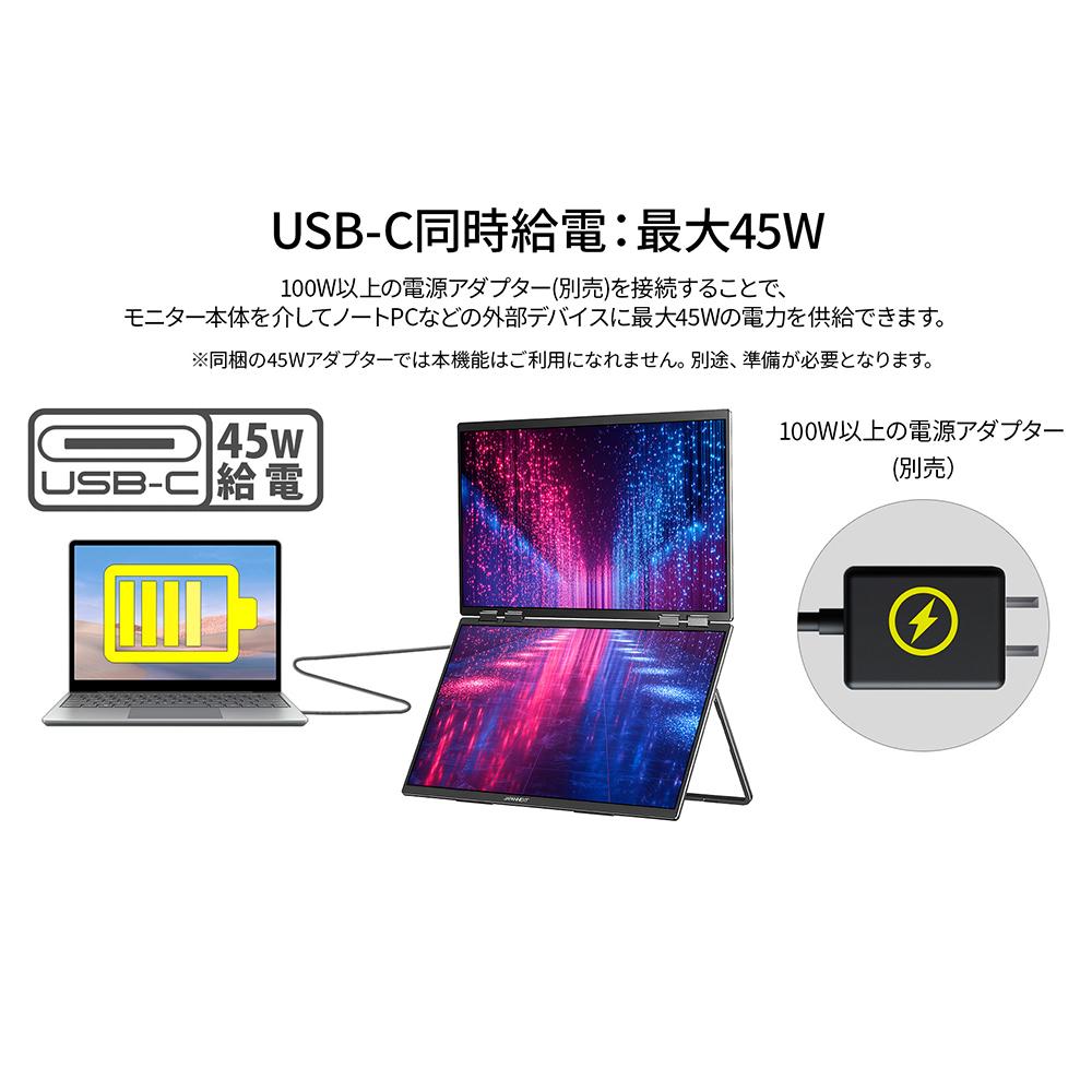 45W給電対応のイメージ