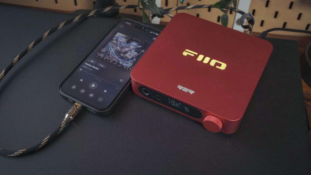 FiiO K11 R2Rを使っている様子