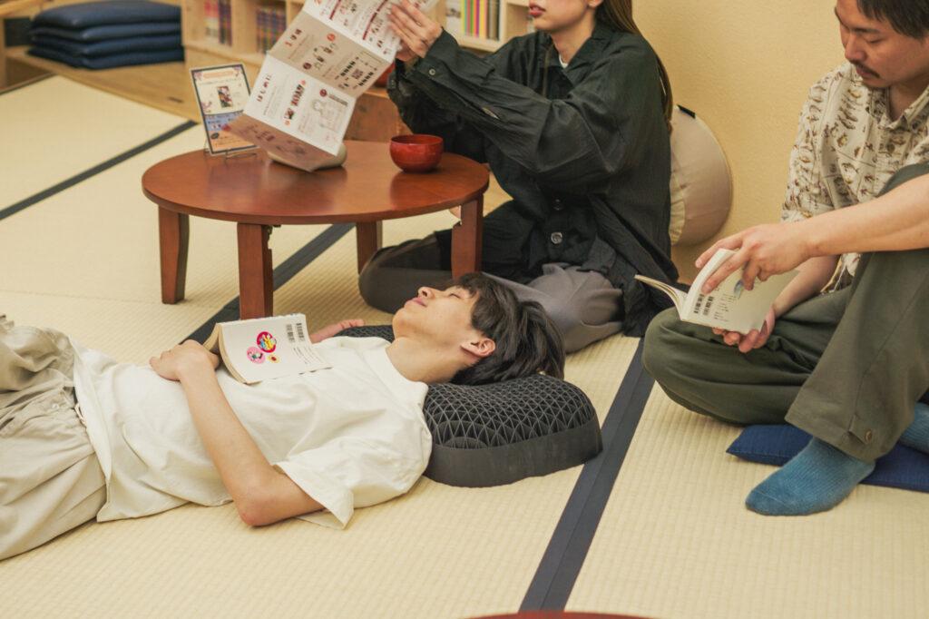 枕の使用イメージ