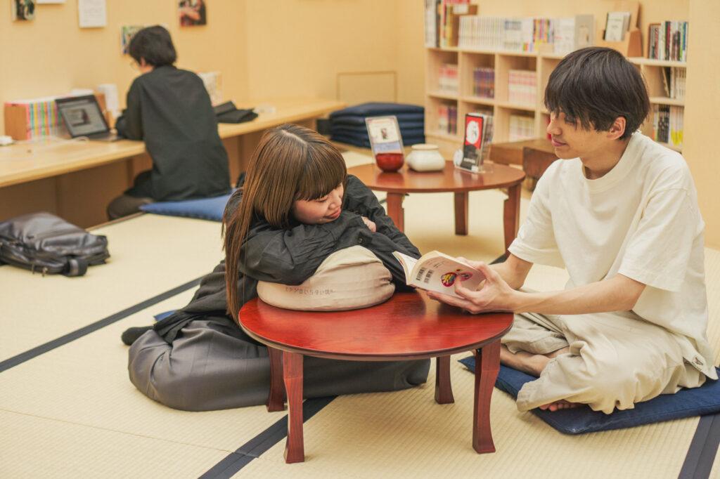 枕の使用イメージ