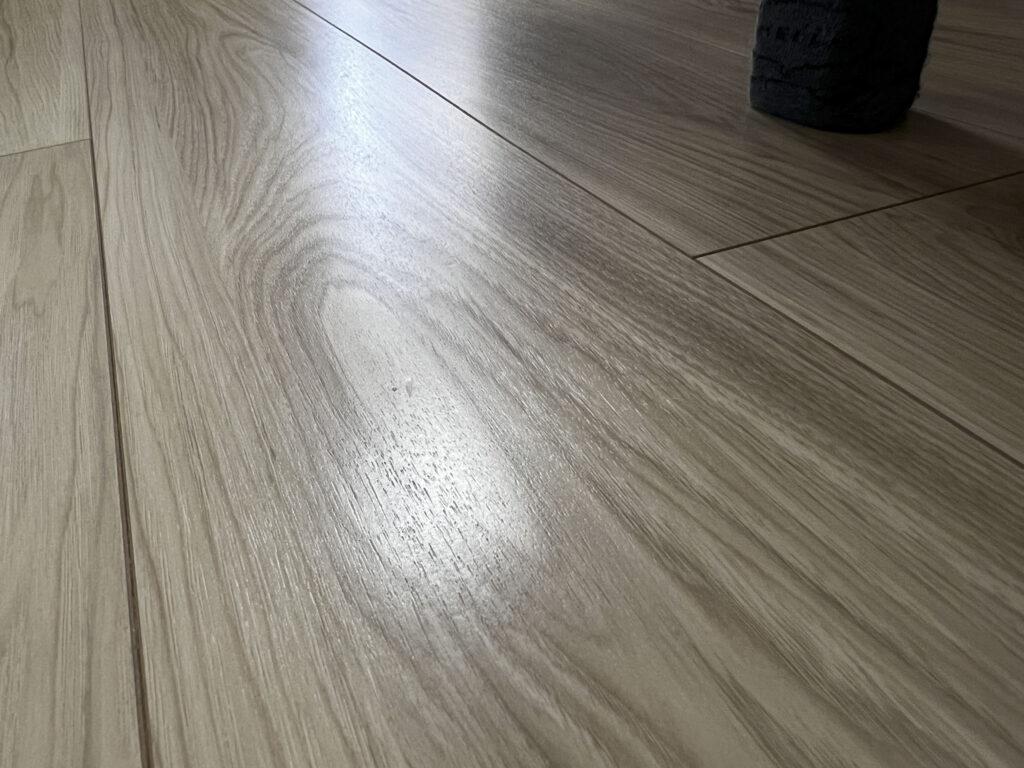 「Eufy Robot Vacuum Omni E25」の水拭き評価、掃除後