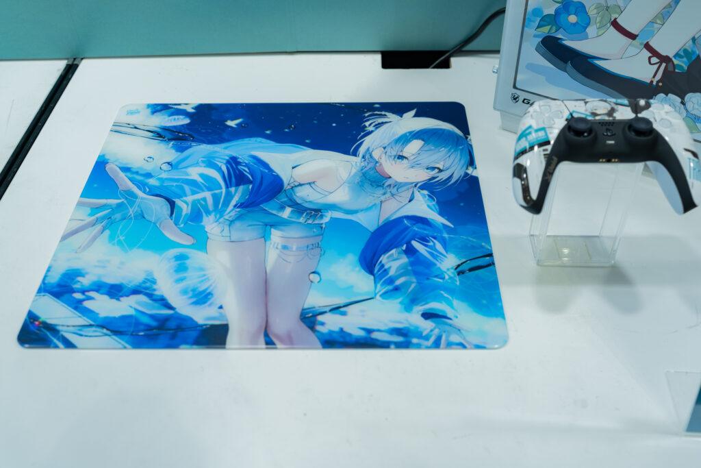TGS2025　GALLERIAブース、開発中の猫麦とろろコラボPC