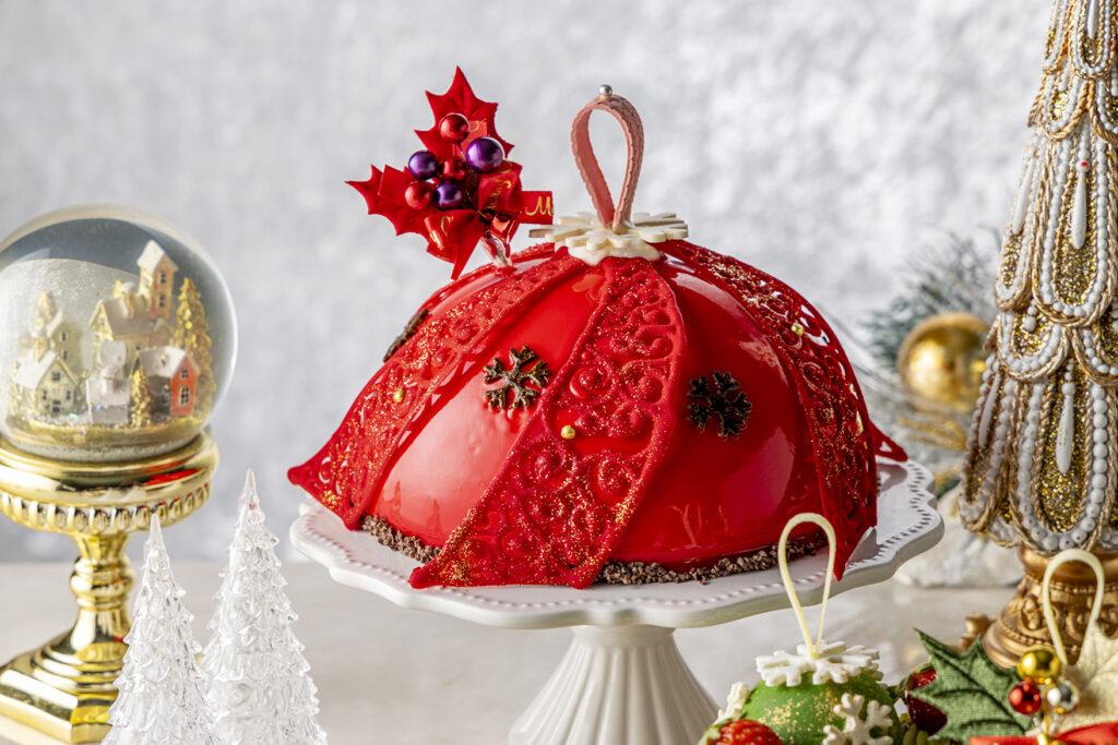 ヒルトン東京のクリスマスケーキコレクション「クリスタル・ルージュ」