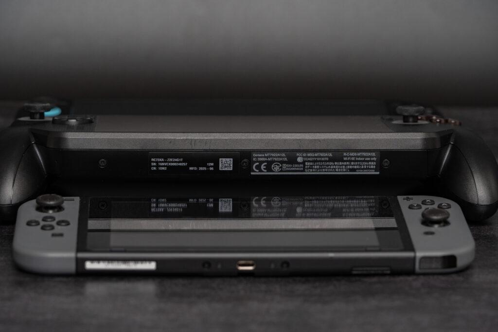 ROG Xbox Ally XとNintendo Switchの比較