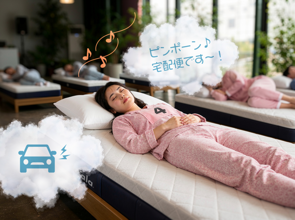 寝るだけで優勝賞金222万円！マットレスのコアラが「睡眠競技