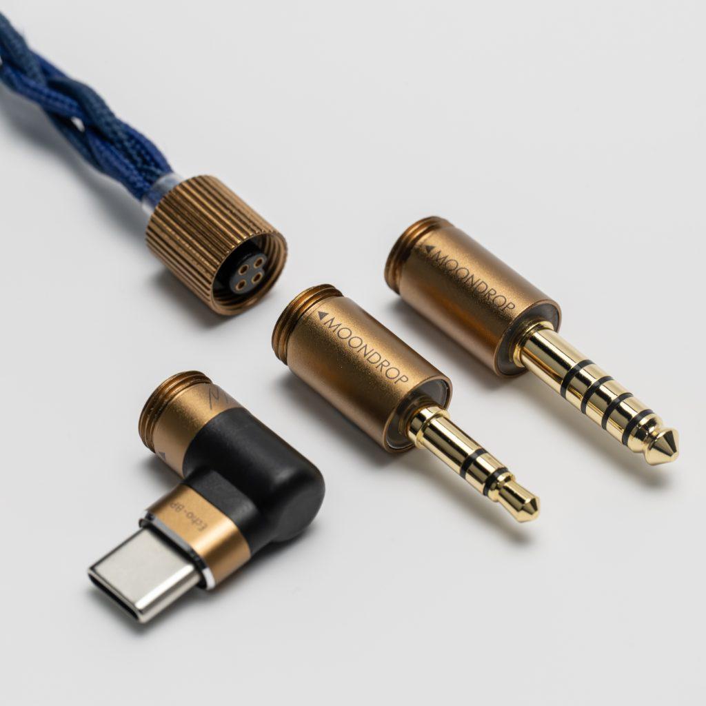 交換式プラグ(3.5/4.4/USB-C)