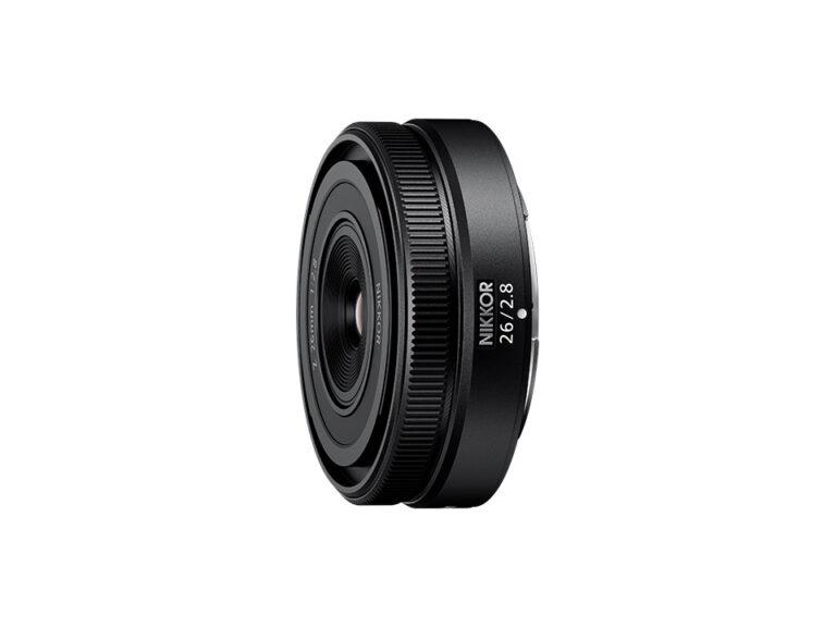 ニコン 薄型広角単焦点レンズ「NIKKOR Z 26mm f/2.8」を発売