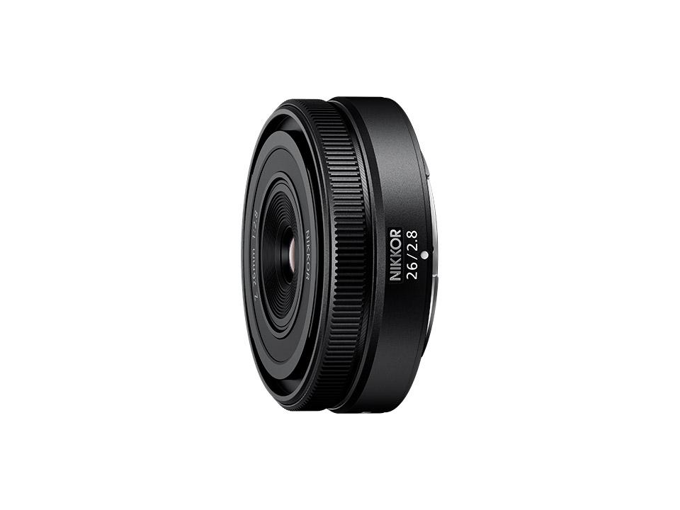 ニコン 薄型広角単焦点レンズ「NIKKOR Z 26mm f/2.8」を発売