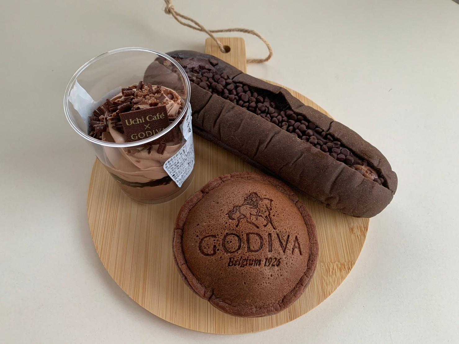 チョコレートを贅沢に！ローソン×ゴディバコラボスイーツ&ベーカリーを食べてみた